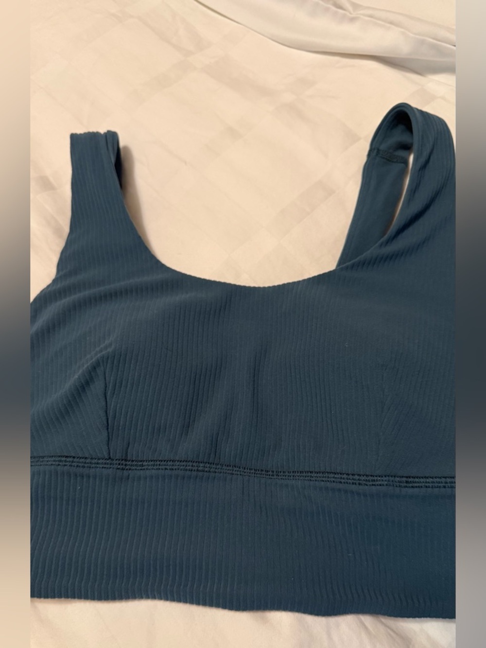 Lululemon Align Ribbed Bra *Light Support C/D Cup Green Jasper size 4 - Picture 5 of 9